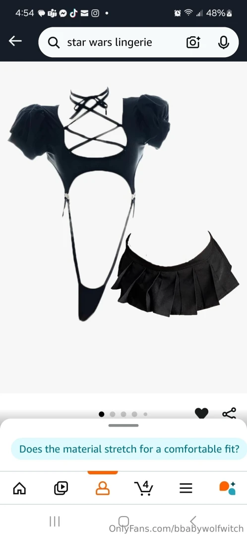 Just added some anime and star wars lingerie to my amazon wishlist if part 10 