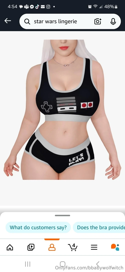 Just added some anime and star wars lingerie to my amazon wishlist if part 9 