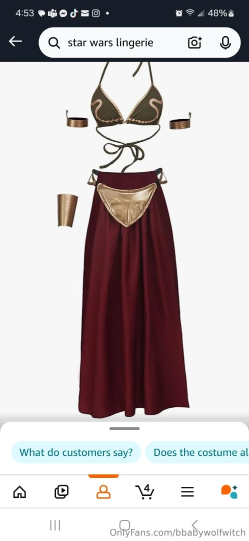 Just added some anime and star wars lingerie to my amazon wishlist if part 7 