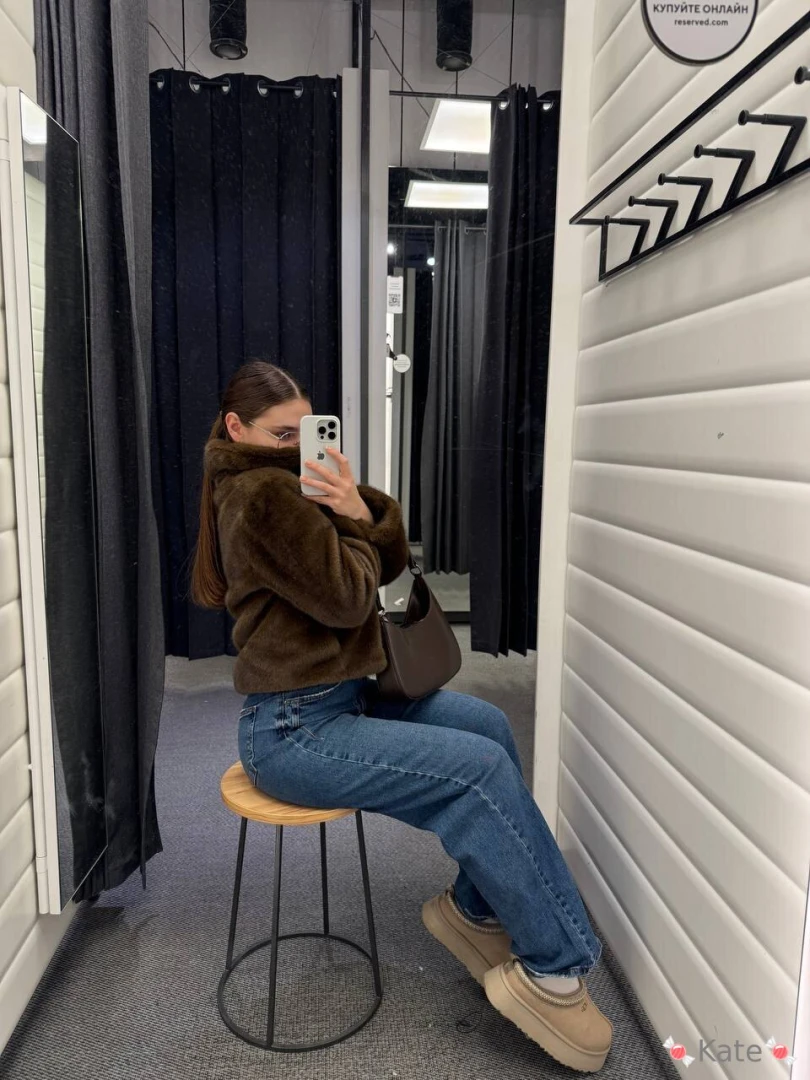 It s getting warmer outside but i can t give up my fur coat 