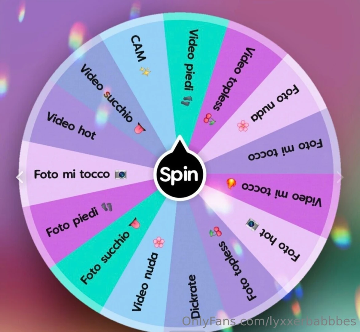 Gira la ruota la ruota pi ricca di premi finalmente arrivata sul mio 