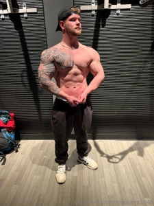 Waiting for you to lick the sweat off my abs and let me ring out my