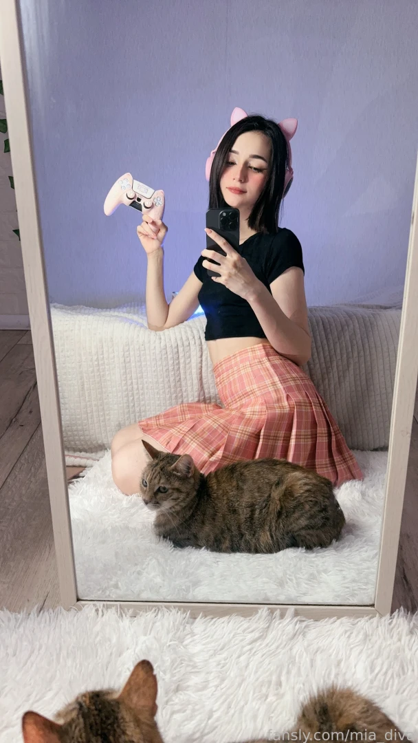 This post about my kitty kisa she is my charm of luck i picked her up 