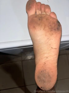 Oops i couldn t resist the urge to walk barefoot so much