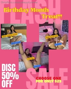 It s my birthday month and the deals are on