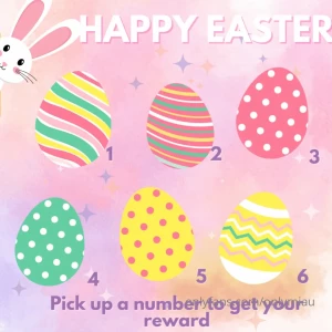 onlymiau1 - Choose to win there are prizes in every egg 1 egg is 5 6 eggs are 25 