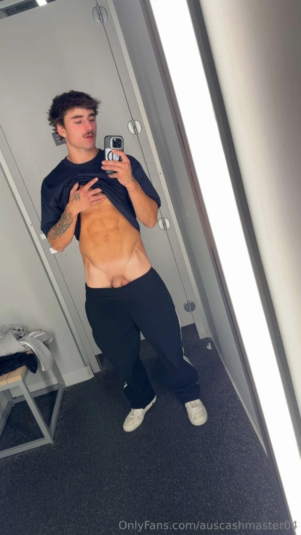 Getting cheeky in the change room 