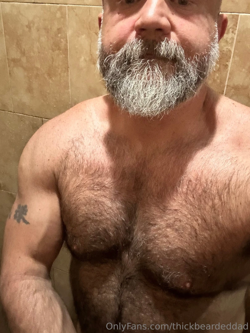 Post-gym titty flex in the shower 