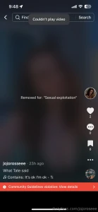 Tiktok banned this and said i was showing nudity didn t even do