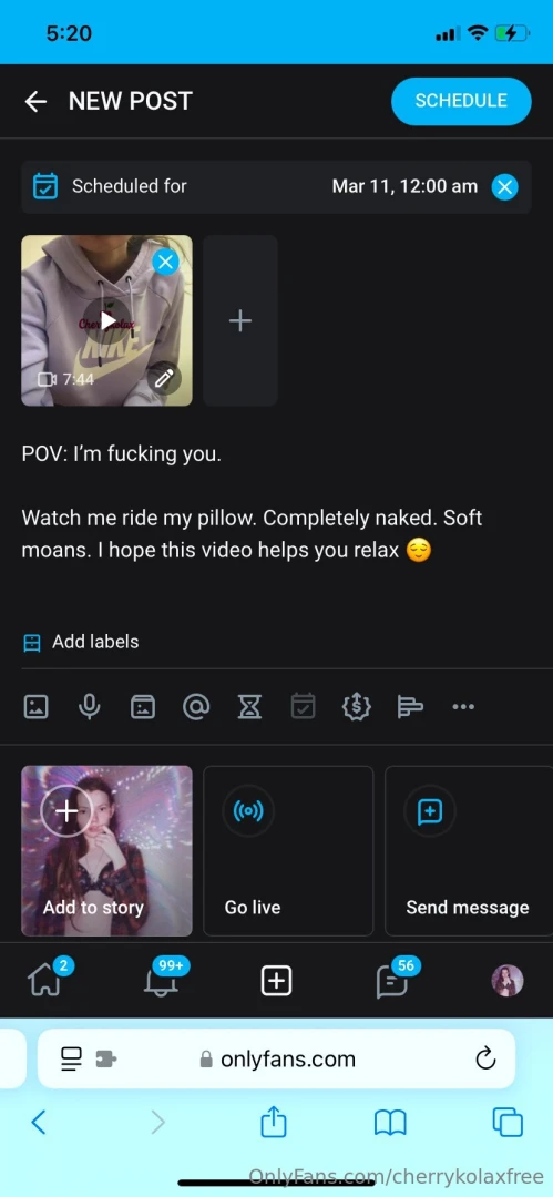 Subscribe to my vip onlyfans to find spicy videos like this my first 