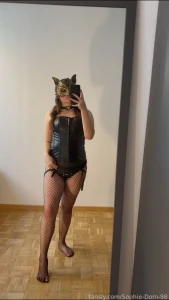 What size are we strapping on today goddess femdom strapon leather