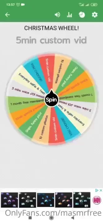 Examples included just swipe for clip and photos from spin xmas 