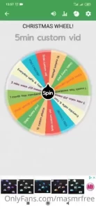 Examples included just swipe for clip and photos from spin xmas
