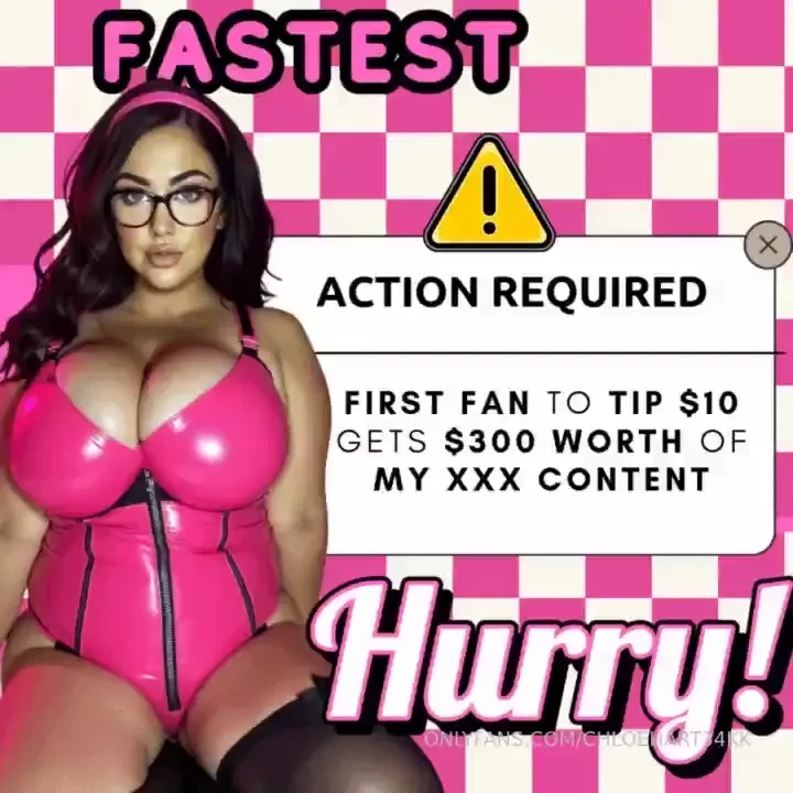 Fastest fan wins tip 10 for 300 worth of content sent instantly to part 2 