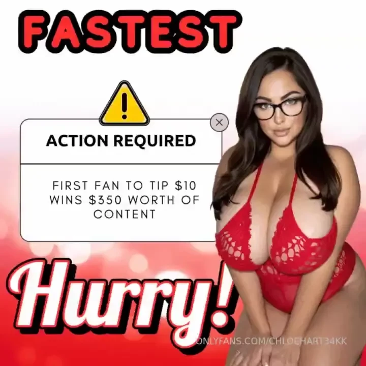 Fastest fan wins tip 10 for 350 worth of content sent instantly to part 3 