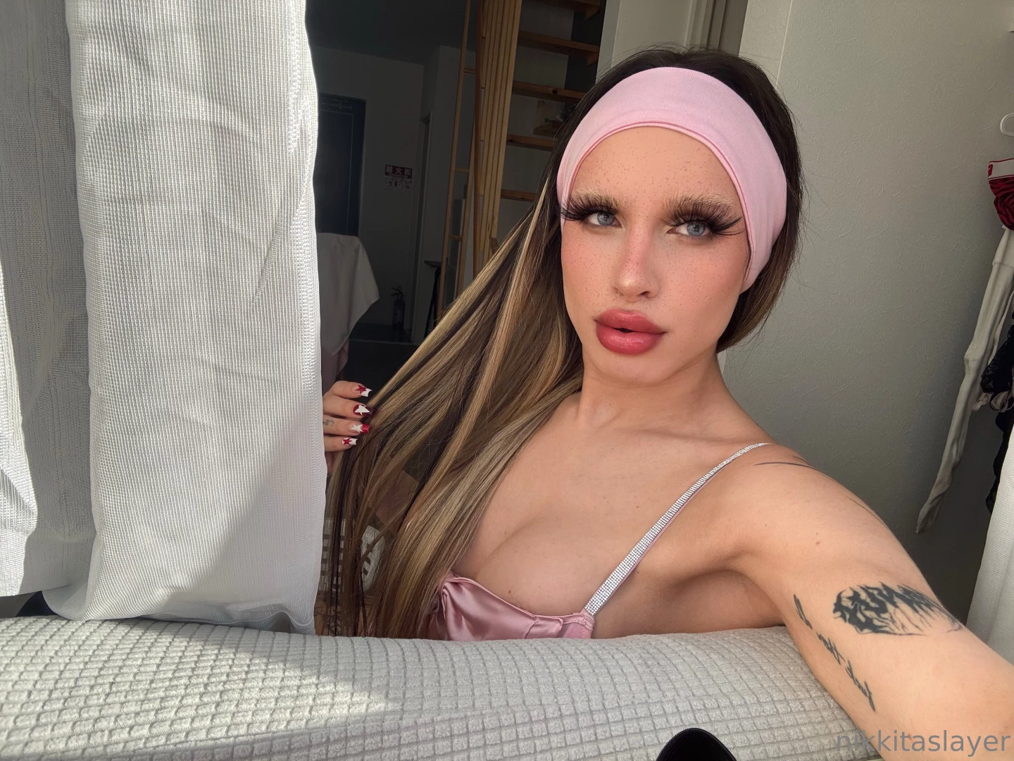 Woke up craving your hands again wanna slide back in 