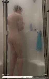 First shower vid has been recorded