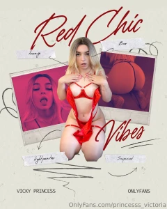 Red chic vibes burning passion in red can you feel my gaze piercing