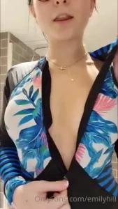 Voyeur style shower video