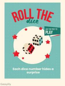 Like this post before friday to join in i m rolling the dice and for