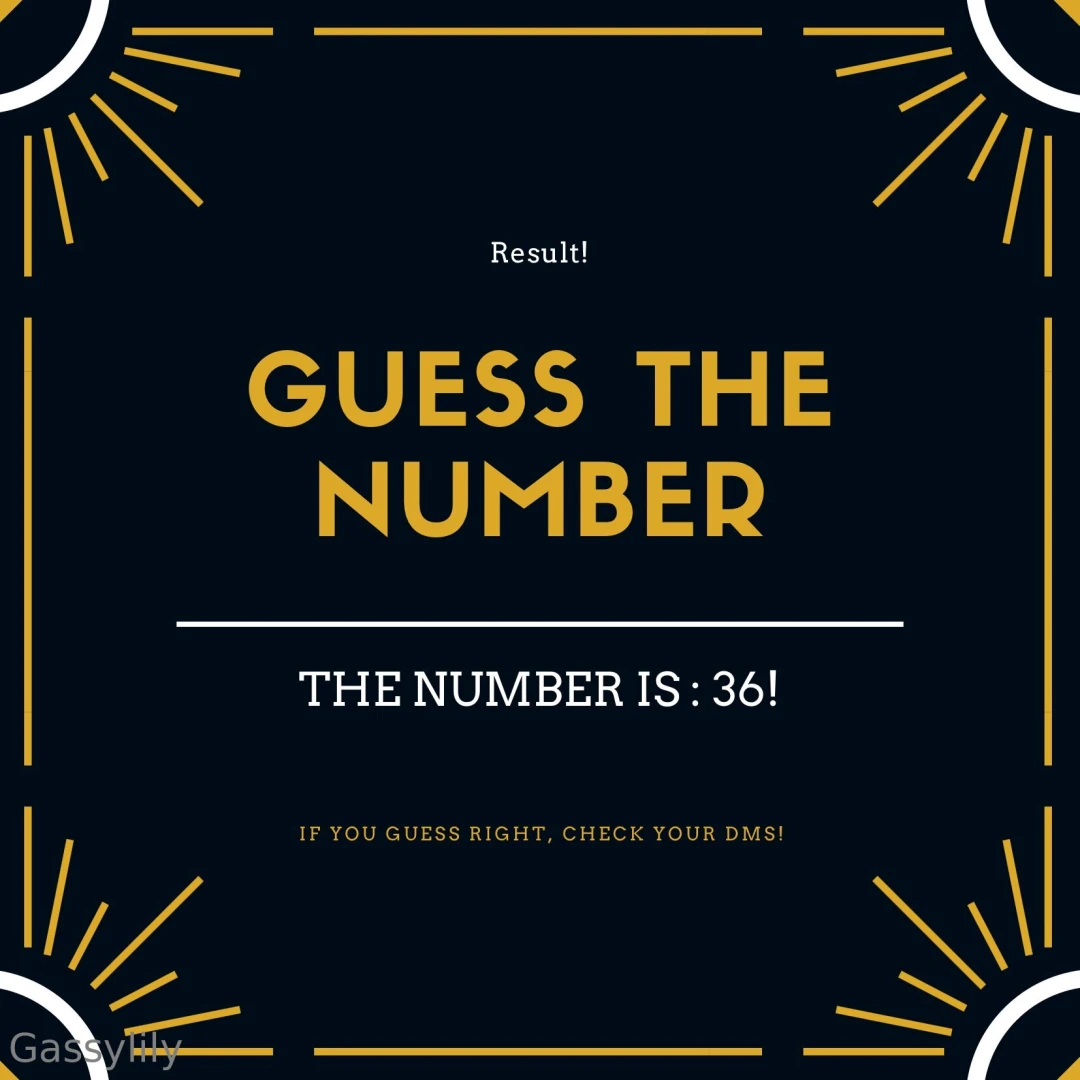 I will send a surprise for those who guessed right 