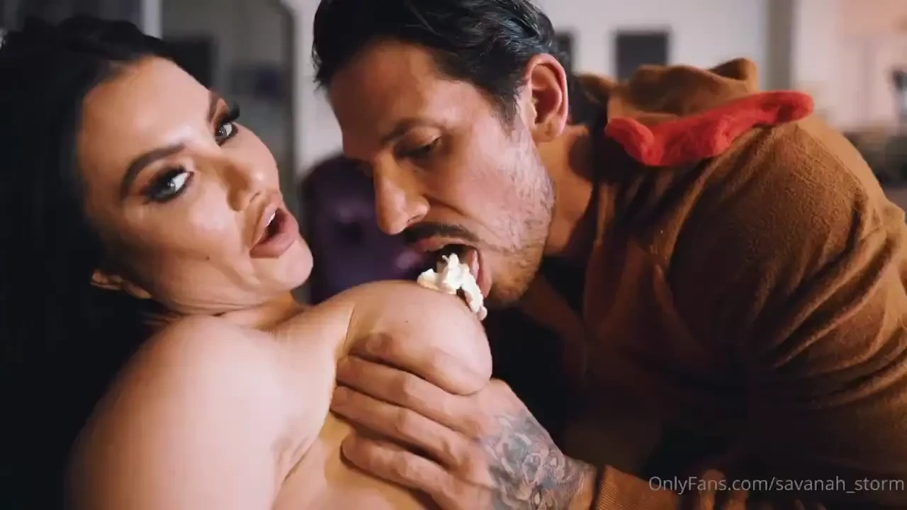 Messy he covered me with cream and licked my soaking wet pussy then he 