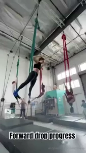 New hobby loading aerial hammock aka solo shibari just one of the many