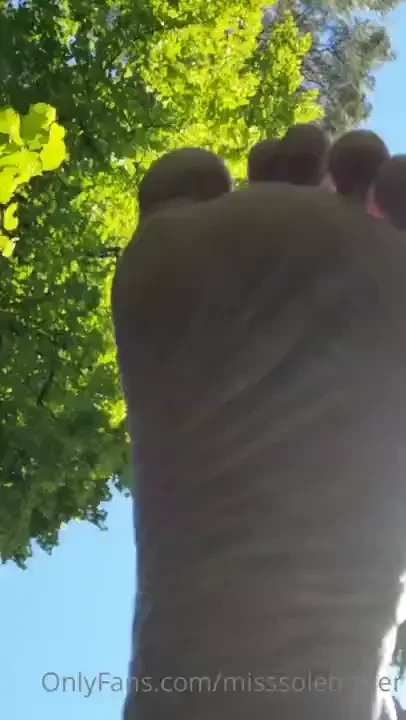 Your pov as a tiny humant when those powerful soles come thundering part 1 