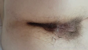 Freshly fucked ass in the morning hairy hairyass hairypussy hairygirl