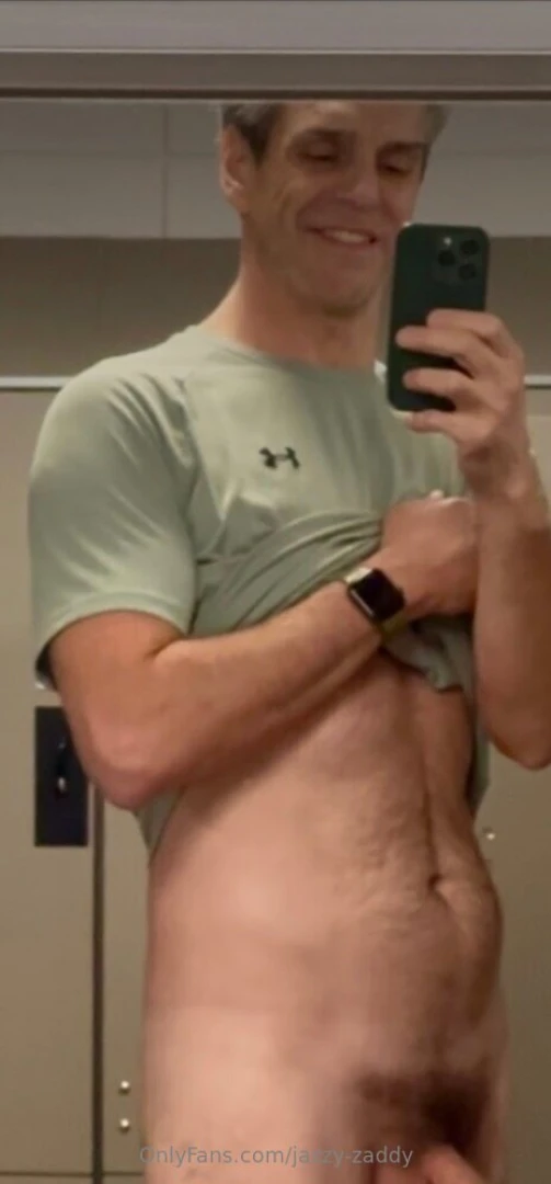 Today s gym locker room fun decided to stand on a stool for a better 