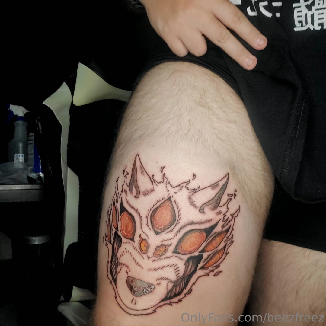 One of my tattoo posts this is kon from chainsaw man all my anime 