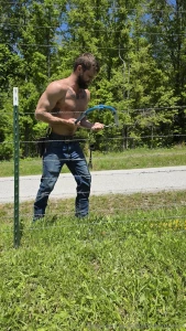 Hope you enjoy fencing pics because i got about half a mile of barbed part 3