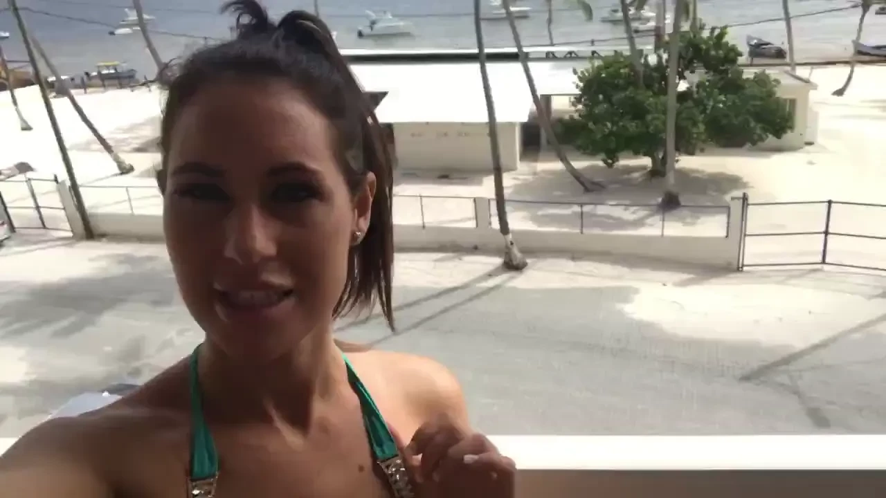 Blue bikini today part 1 