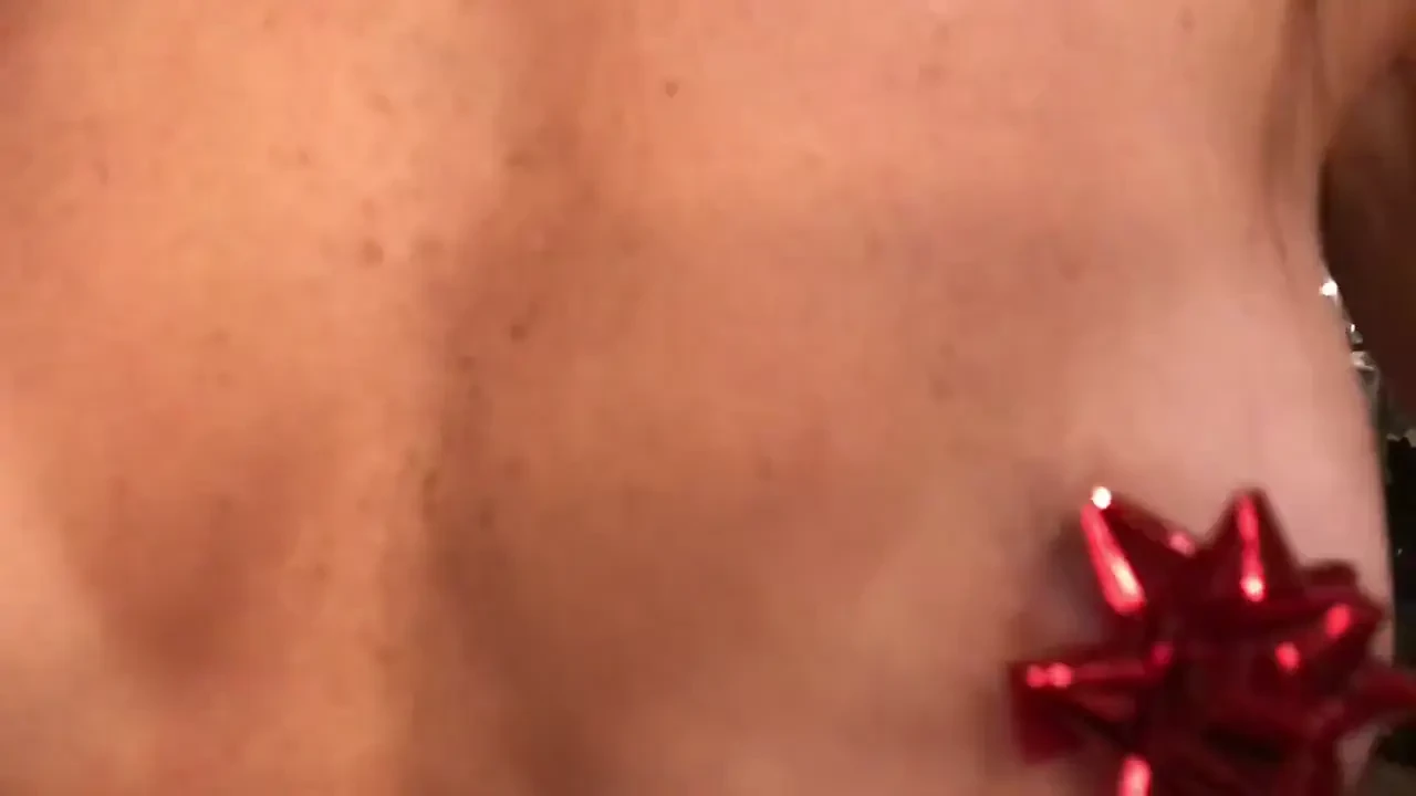 Slo mo boobs unwrap me 