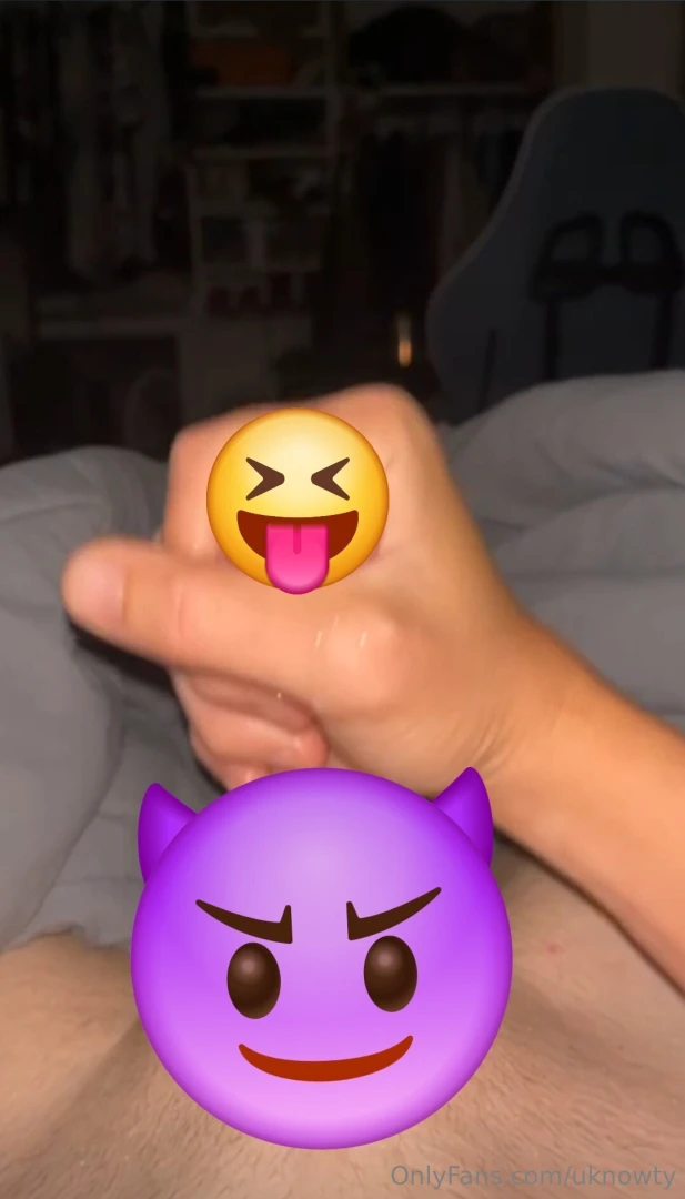 So horny put some lube on my cock and started stroking the rest is 