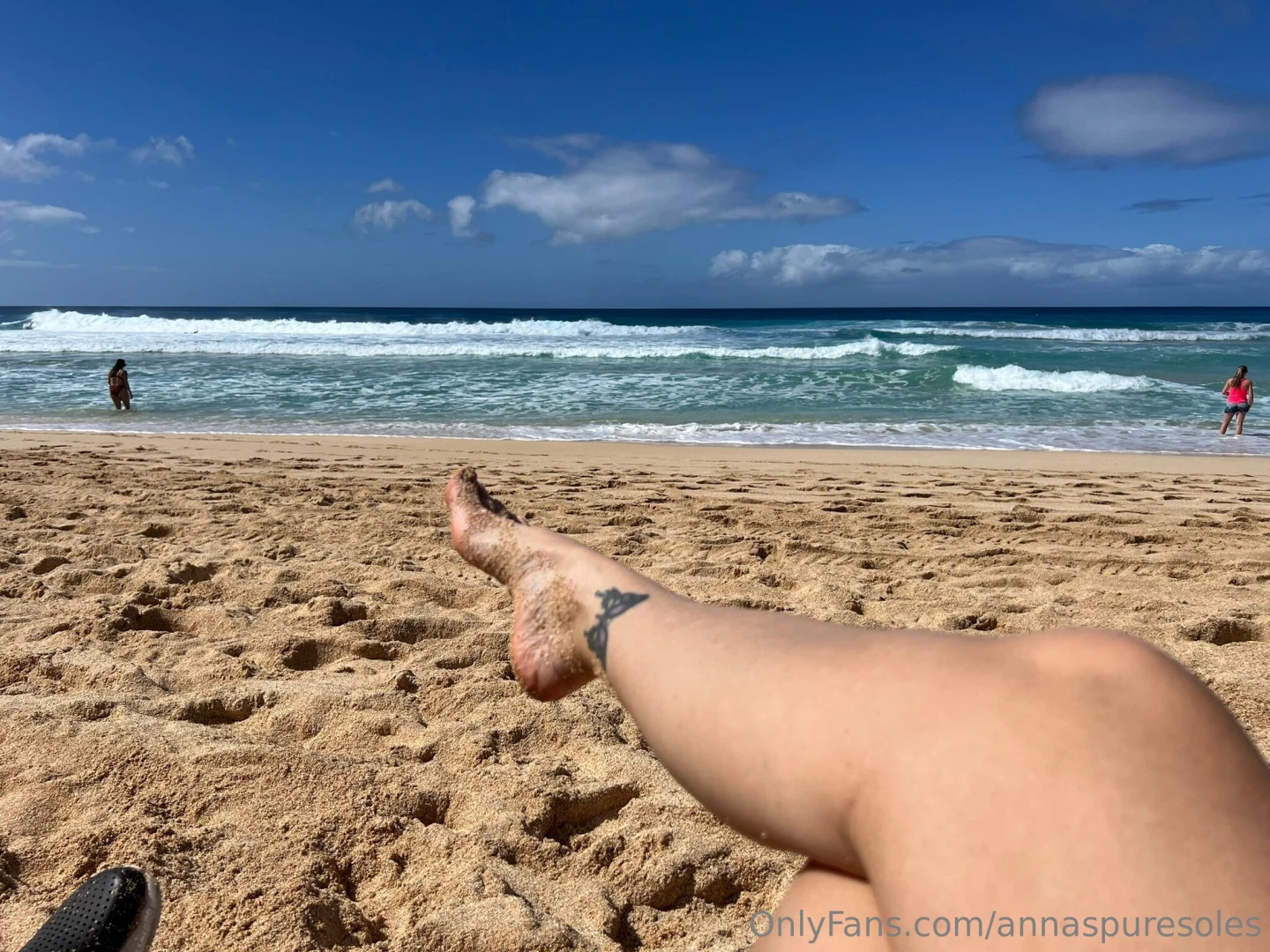 Would i catch you staring if you saw these beautiful feet on the beach 