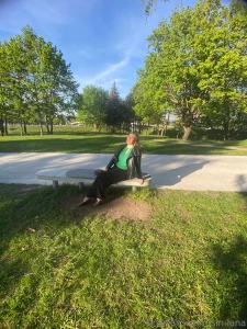 Greenery all around but the juiciest thing is sitting right in front