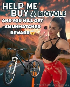 Back to my bike love you know how much i love sports moving my body
