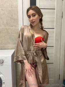 What would you do if you saw me in your bathroom in a bathrobe like