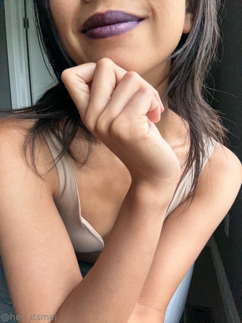 Someone ordered a custom video and requested dark purple lipstick what part 1 