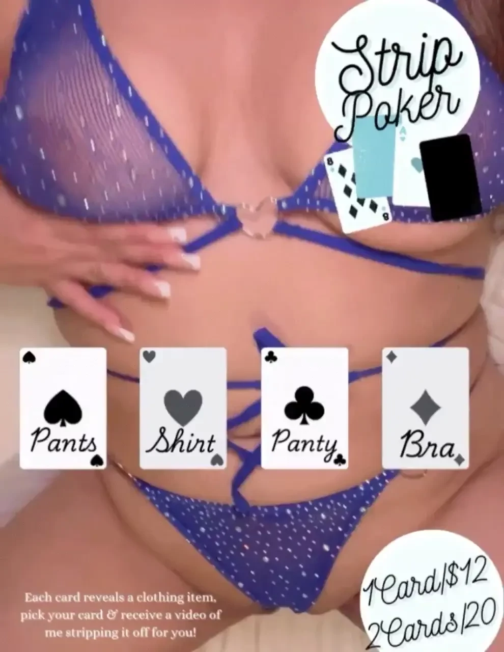 Let s play strip nbsp poker strip dancing out of my clothes and 