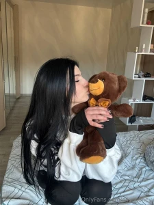 This lil guy is my fave teddy i legit cant sleep without cuddlin him part 1