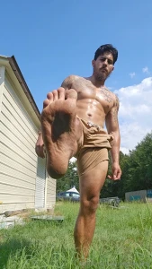 Its getting hot and sweaty out here