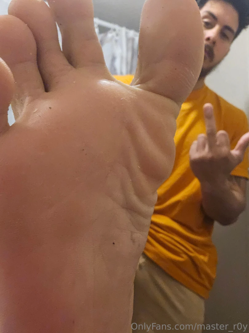 Take 10 minutes for yourself sit down edge and goon to master roys 