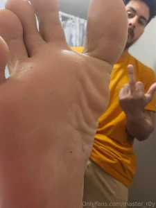 Take 10 minutes for yourself sit down edge and goon to master roys