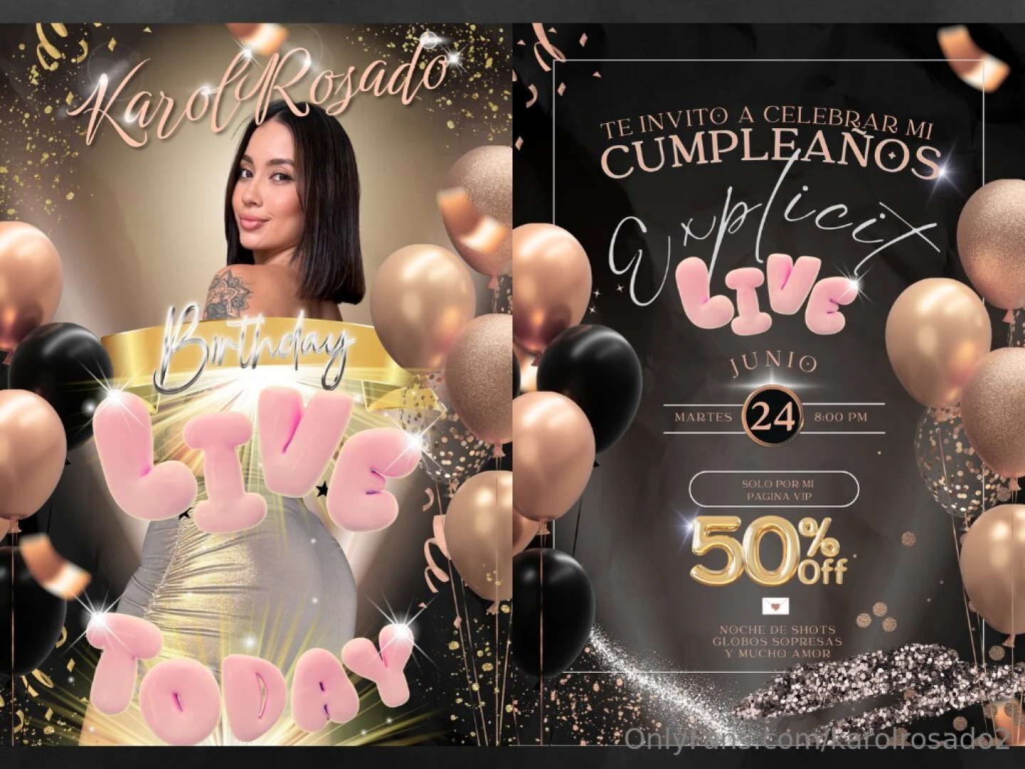 Hoy a las 8 30 pm y es casi gratis entrar nos vemos pronto tengo miles 