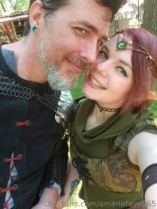 Throwback to july 2018 custom elf costume for ren faire