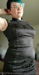 Sexy satin mini dress part 3