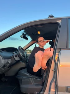 You had a choice to enjoy the sunset or my feet in the rays of the part 2