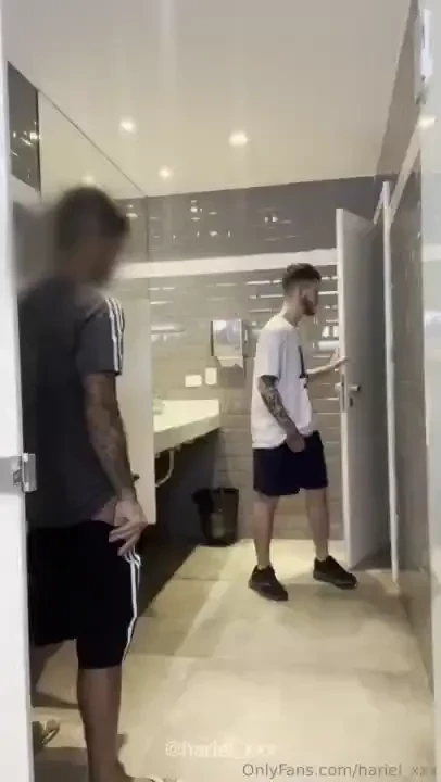 Bi-curious friend fucked me in college bathroom raw bicurious creampie part 1 